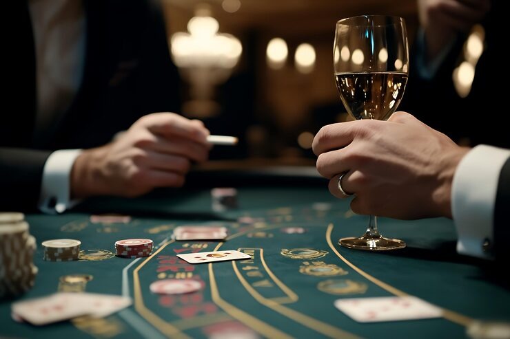 Live Tarung Mesin dealer at koko300 table with player and banker card positions